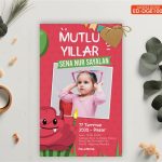 Doğum Günü Davetiye - DGE1005