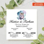 Kare Davetiye - K1023