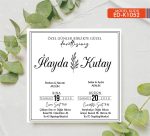 Kare Davetiye - K1052