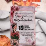 Kına Tekli Davetiye - KK1012