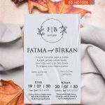 Nikah Davetiye - EDN5