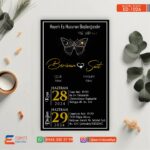 Tekli Düğün Davetiye – DD1026