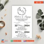 Tekli Düğün Davetiye – DD1128