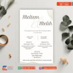 Tekli Düğün Davetiye – DD1263
