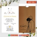 Dik Zarflı Davetiye – EDM-1040