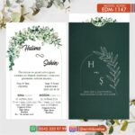 Dik Zarflı Davetiye – EDM-1147