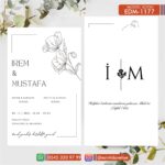 Dik Zarflı Davetiye – EDM-1177