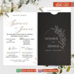 Dik Zarflı Davetiye – EDM-1421