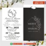 Dik Zarflı Davetiye – EDM-1422