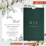 Dik Zarflı Davetiye – EDM-1477